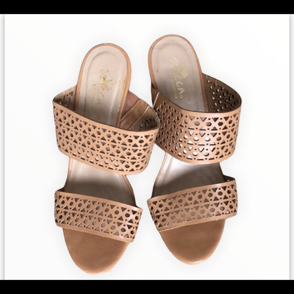 🔴Tan Wedge Sandal - Picture 2 of 10